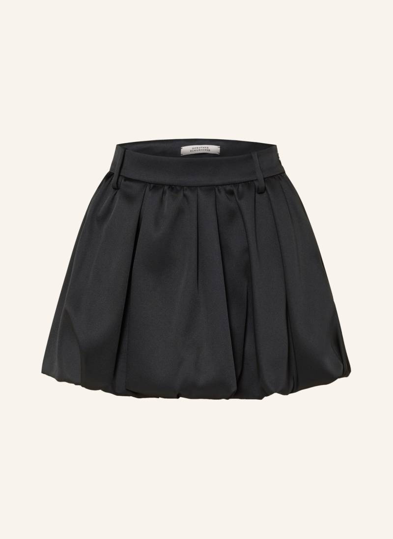 Dorothee Schumacher Satinrock Shiny Statement grau von dorothee schumacher