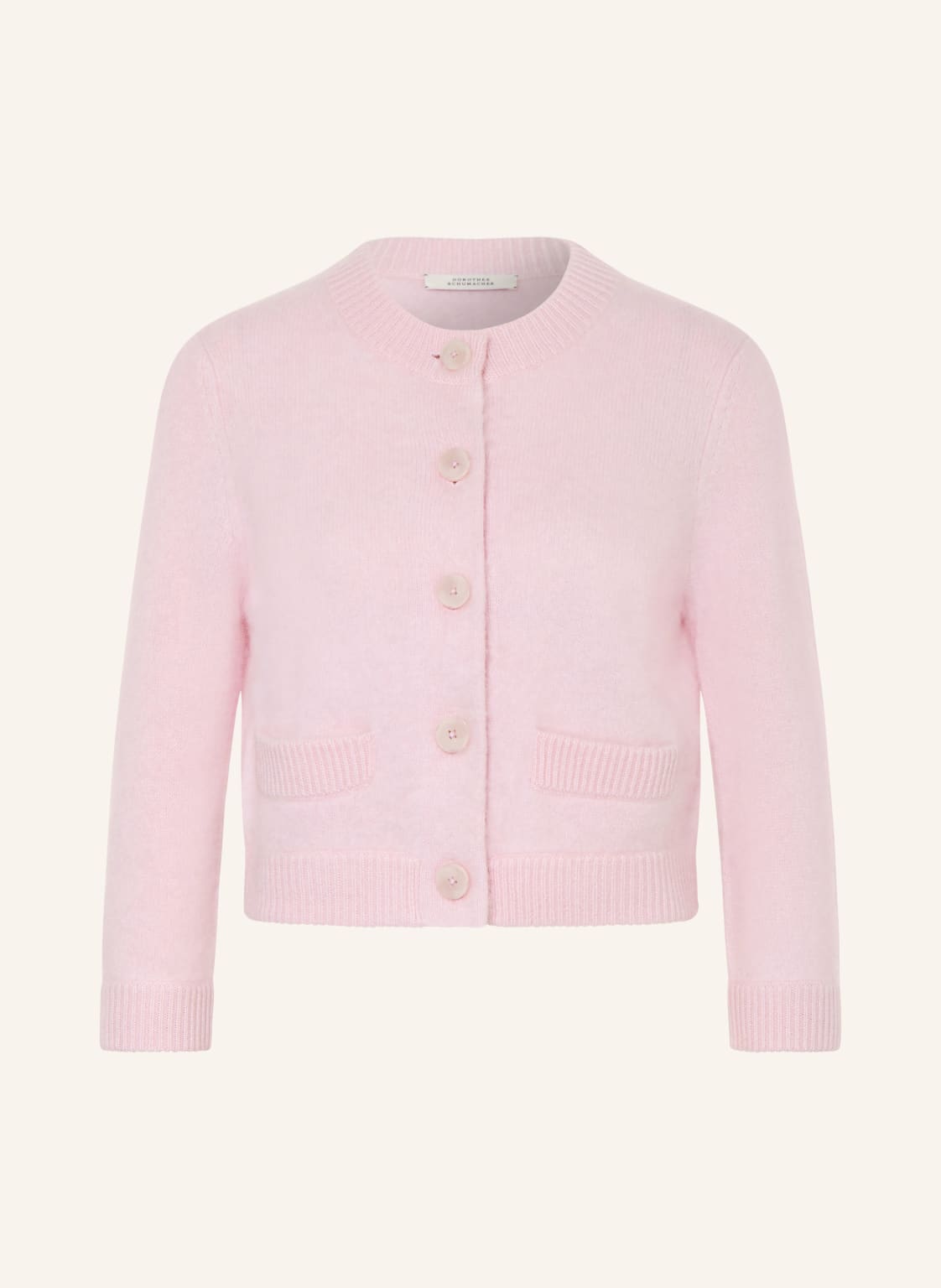 Dorothee Schumacher Strickjacke Fluffy Statements Mit Cashmere rosa von dorothee schumacher