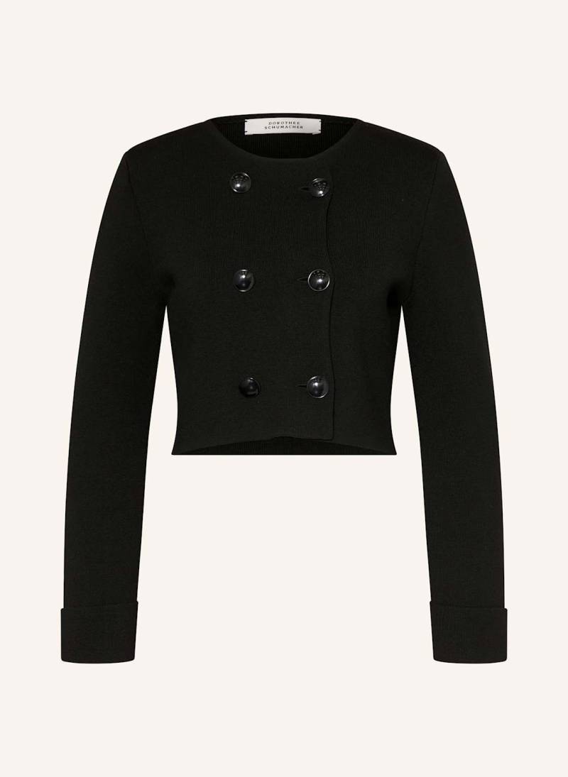 Dorothee Schumacher Strickjacke Sharp Ambition schwarz von dorothee schumacher