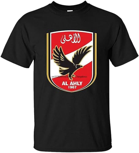 Short-Sleeve Al Ahly Sc Logo T-Shirt for Men Size L von dossa