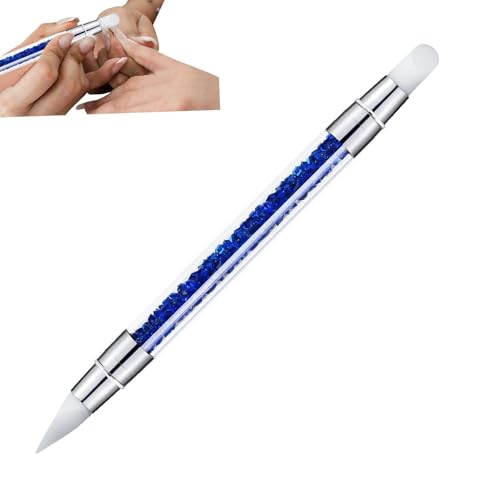 Silikon Tool Nägel,Nagel Pinsel Set, Nagel Gel Nagellack Malpinsel, Formen Des 3D Effekts, Ended Sculpture Pen Dotting Tools, Silikon-Nagellackbürsten Für Zuhause von doyandader