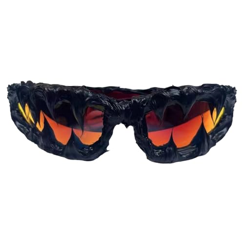 doyandader Coole Sonnenbrillen Damen - Extravagante Brille - UV400 Schutz Stylische Dunkle Mode Sonnenbrille Für Frauen Urlaub Konzert Party von doyandader