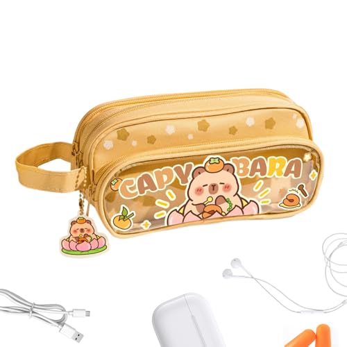 doyandader Niedlicher Federmäppchen | Tierzipfel Federmappe Großes Etui Für Stifte | Tragbarer Stiftehalter Organizer für Schere Kinder Schüler Schule Reise von doyandader