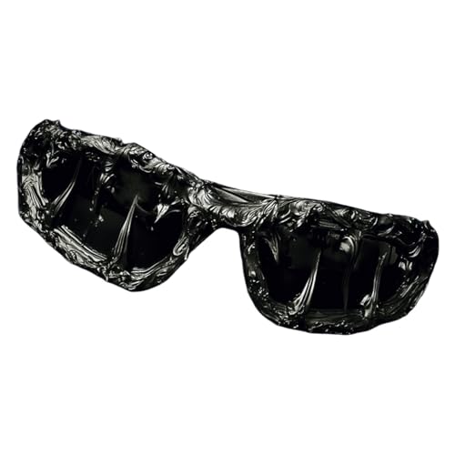 doyandader Originelle Brille - Extravagante Brille,UV400 Schutz Stylische Dunkle Mode Sonnenbrille Für Frauen Urlaub Konzert Party von doyandader