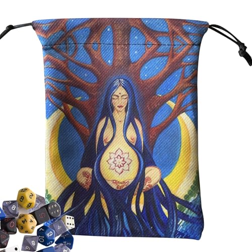 doyandader Tarot Taschen Und Beutel - Runenbeutel | Schmuckbehälter Wahrsage Zubehör Für Anfänger Kinder Zuhause Divination von doyandader