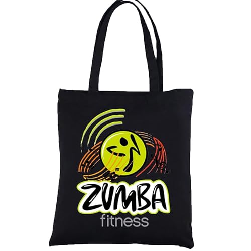 doyouwantmore Zumba Brief Bedruckte Canvas Taschen Lässige Reise HandBag Shopper Bag Umweltfreundliche waschbare Aufbewahrungstaschen Einkaufstasche Canvas Tasche für Frauen von doyouwantmore