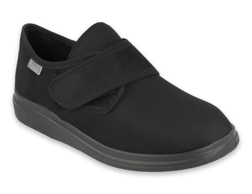 dr Orto Damen Herren Orthopädische Schuhe Verstellbare Breite Klettschuhe Schwarz 36-48 EU (Schwarz, Numeric_41) von dr Orto