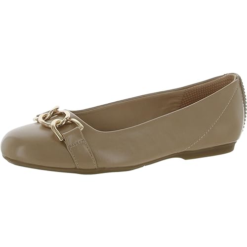 Dr. Scholl's Shoes Damen Wexley Adorn Ballerinas, Taupe Smooth, 38.5 EU von Dr. Scholl's Shoes