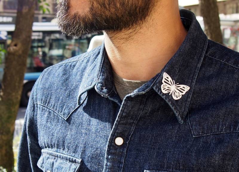 Anstecknadel, Anstecknadel Aus 925Er Silber von drawadreamjewelry