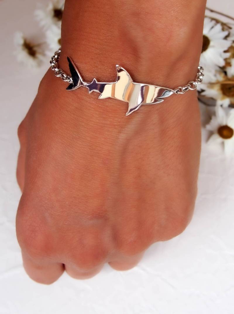 Haifisch Armband Handgemachter Strand Schmuck von drawadreamjewelry
