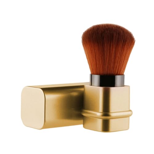 drburpily Frauen einziehbare Make up Pinsel Grundlagen Textmarker Bürsten weiblich, Gold von drburpily