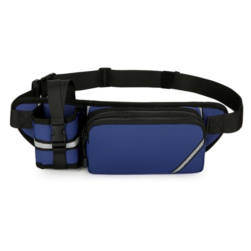 drburpily Oxford wasserdichte Wander Hüfttasche für Stay Go Running mit Oxford Stoff Hüfttasche, praktische Trinklösung für Wanderer, Blau von drburpily