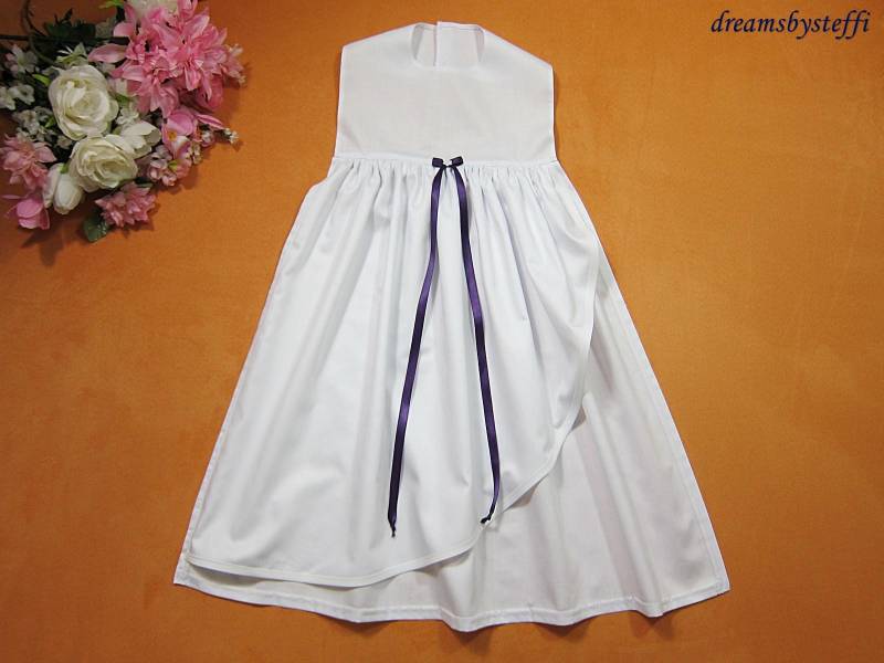 Taufaufleger Taufkleid Satinschleife Baby Mädchen + Junge Handmade By Dreamsbysteffi ® von dreamsbysteffi