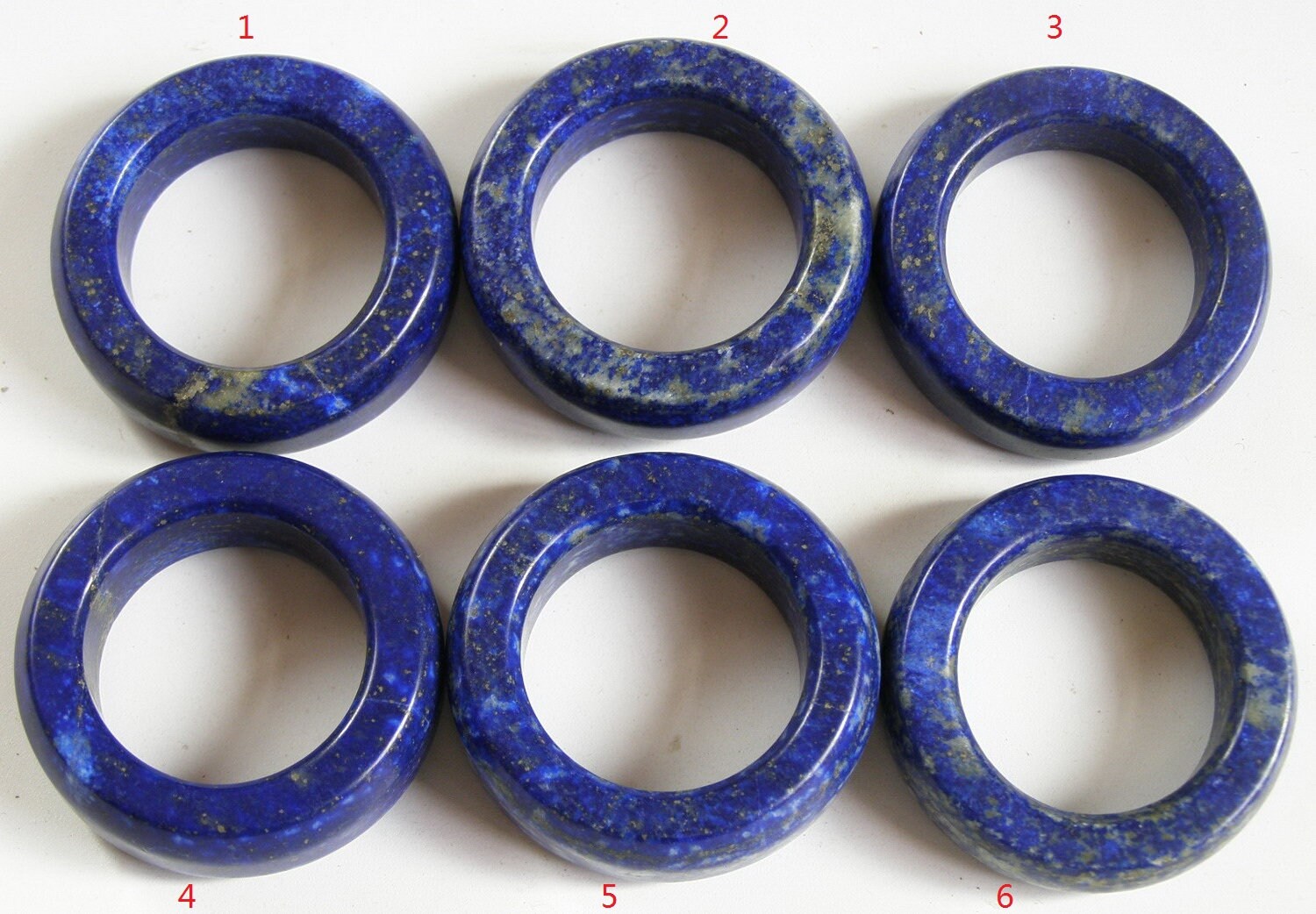 Natürlicher Tiefblauer Afghanistan Lapis Lazuli Ring 22 Mm T0682 Natürlicher Tiefblauer Afghanistan Lapis Lazuli Ring 22 Mm T0682 von dreamshop19