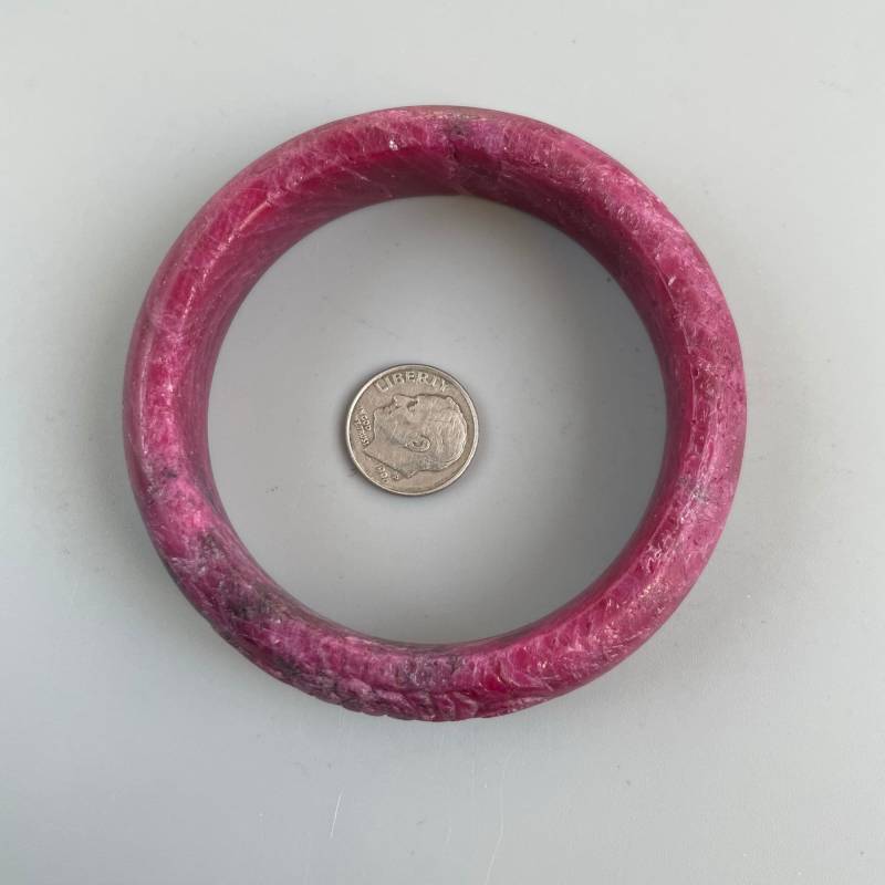 Roter Rubin Zoisit Armreif/Armreif 6mm + D4040 Roter Rubin Zoisit Armreif/Armreif 6mm + D4040 von dreamshop19
