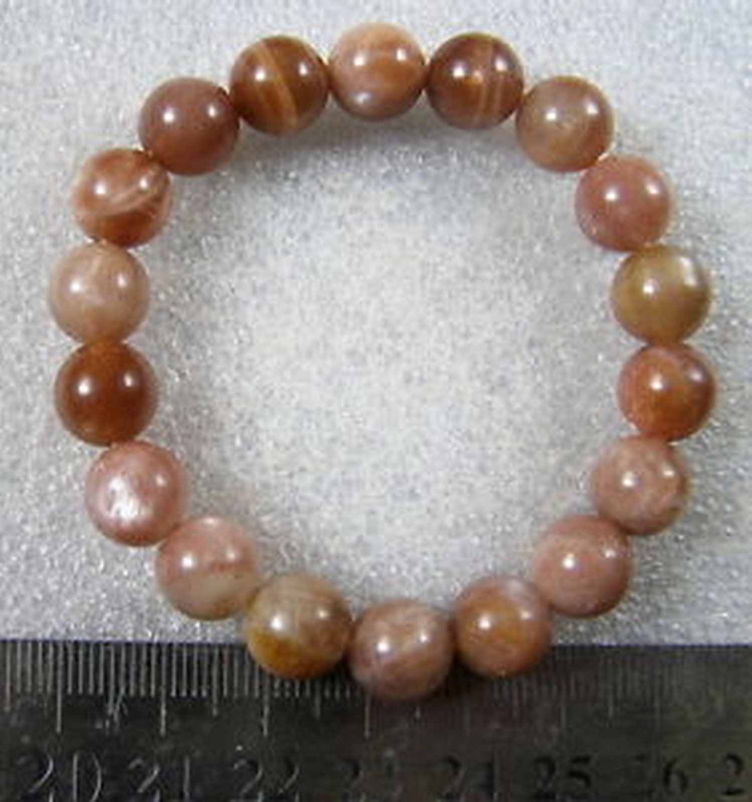 stretch Schiller Sonnenstein Feldspat Armband 6 1/16"/Runde Perlen A1173-125Ct stretch Schiller Sonnenstein Feldspat Armband 6 1/16"/Runde Perlen A1173-125Ct von dreamshop19