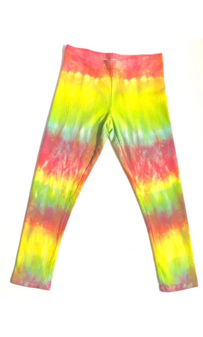 Benutzerdefinierte Tie Dye Kid's | | 2T-16 Xl Mädchen Batik Leggings von dreamstatenationatl