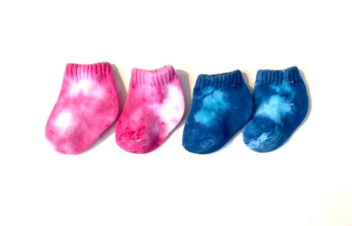 Krawattenfarbe Baby| | 0-36Mo Custom | 1 Paar Babysocken von dreamstatenationatl