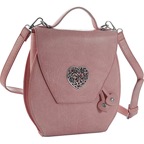 dressforfun 900652 Damen Trachten Handtasche Herzmadl, Schicke Trachtenhandtasche in Lederoptik (Rosa | Nr. 303275) von dressforfun