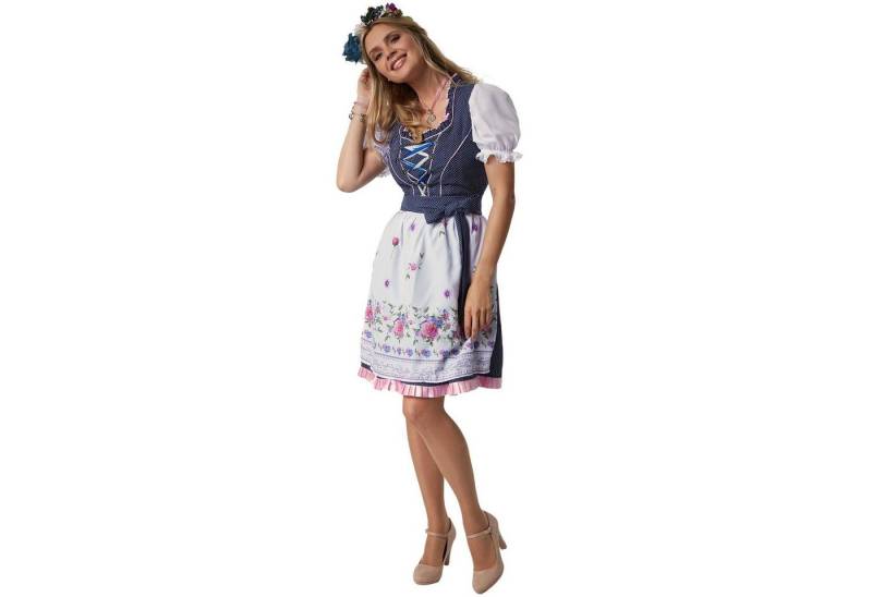 dressforfun Dirndl Frauenkostüm Mini-Dirndl Garching Modell 1 von dressforfun