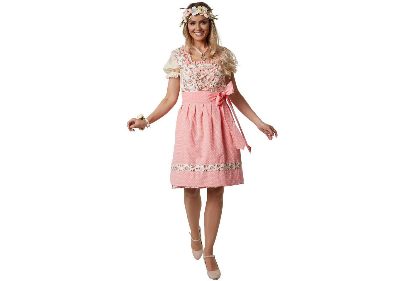 dressforfun Dirndl Frauenkostüm Mini-Dirndl Herrenchiemsee Modell 1 von dressforfun