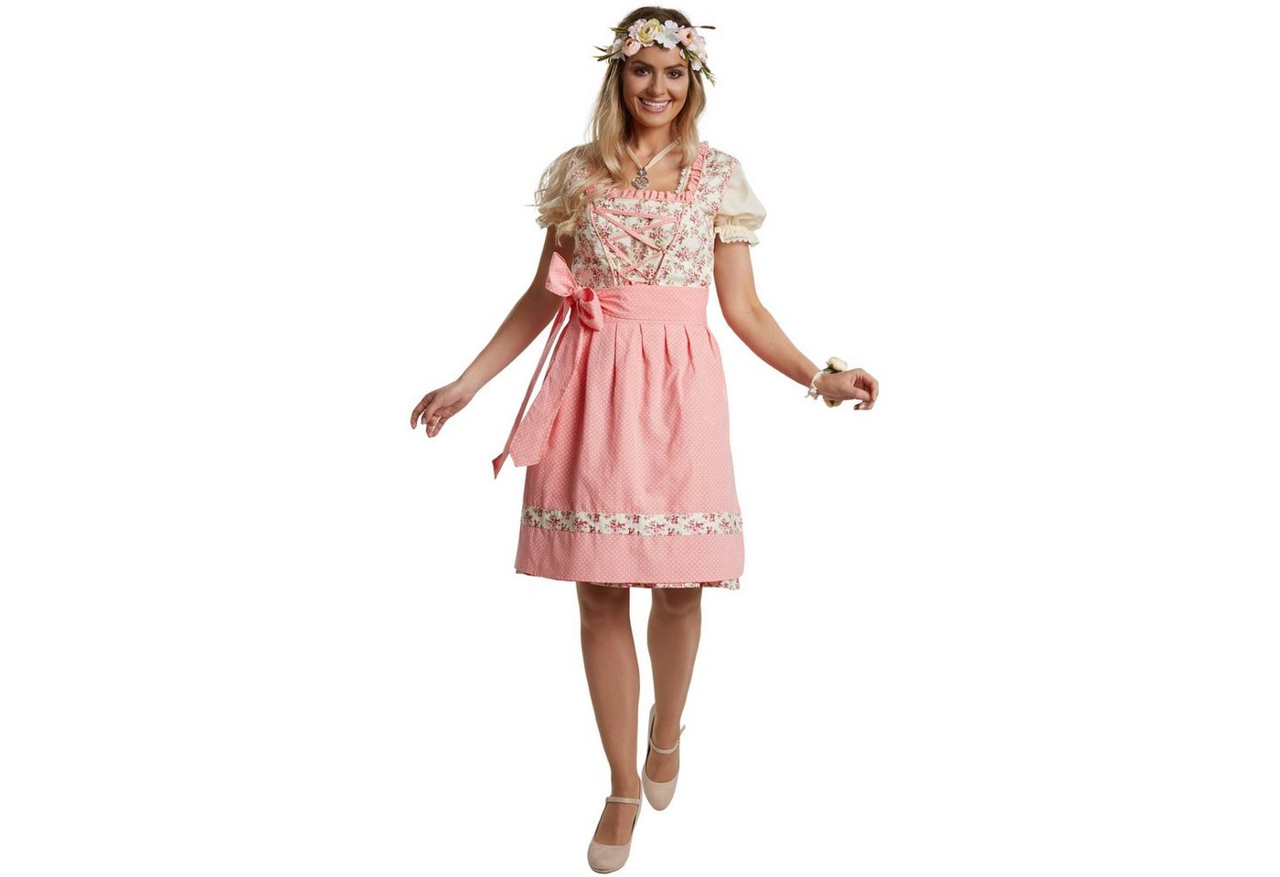 dressforfun Dirndl Frauenkostüm Mini-Dirndl Herrenchiemsee Modell 2 von dressforfun