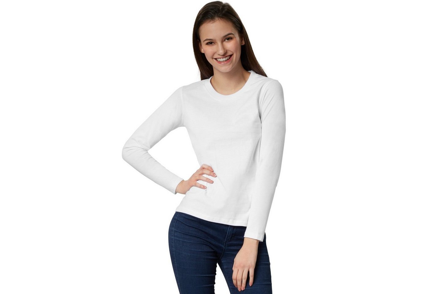 dressforfun Langarmshirt Langarm-Shirt Frauen dressforfun Langarmshirt Langarm-Shirt Frauen von dressforfun
