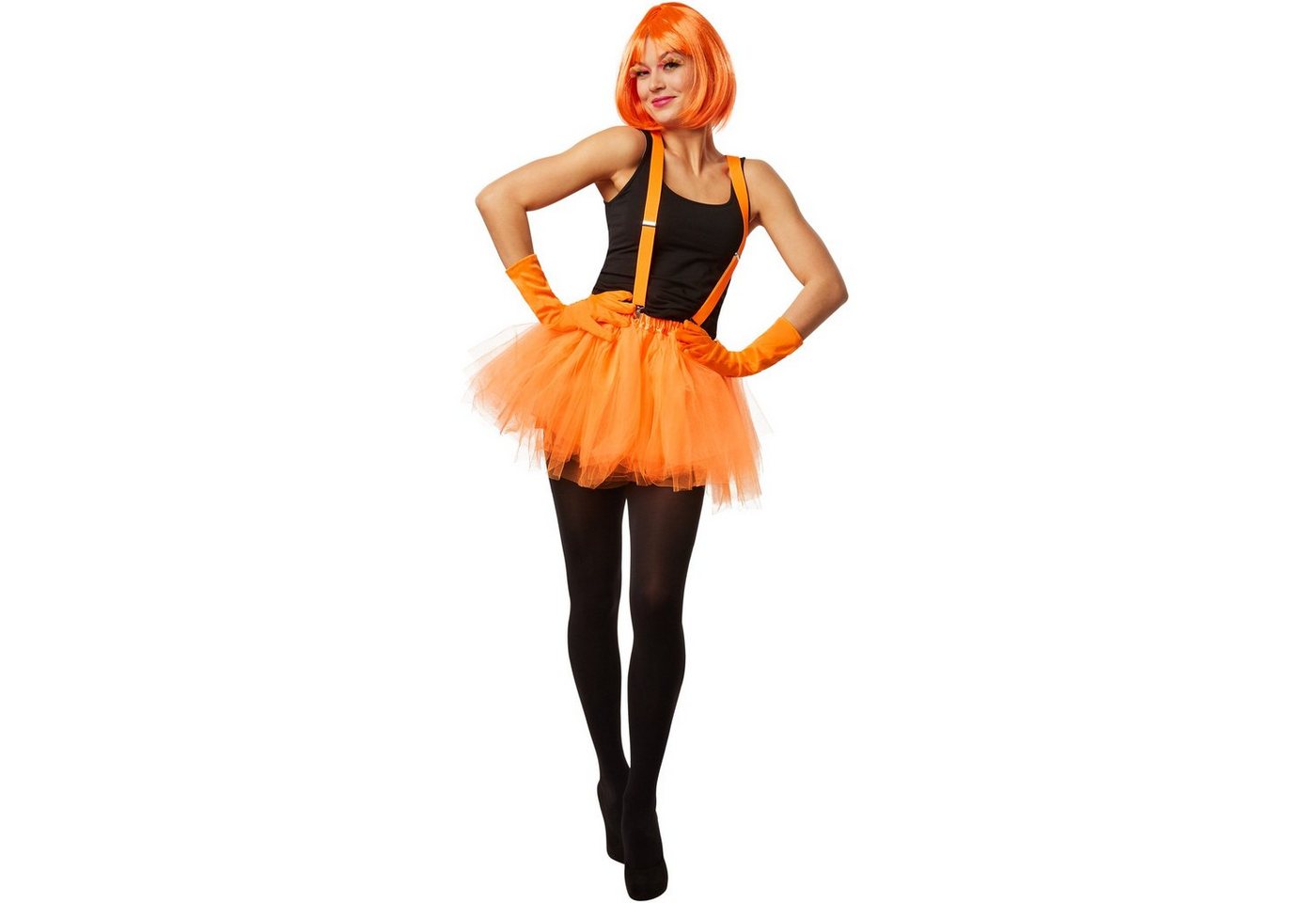 dressforfun Minirock Tutu Tüllrock mit Hosenträger von dressforfun