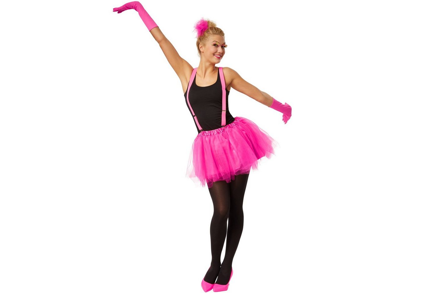 dressforfun Minirock Tutu Tüllrock mit Hosenträger von dressforfun