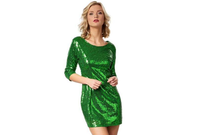 dressforfun Paillettenkleid Pailletten-Langarmkleid von dressforfun