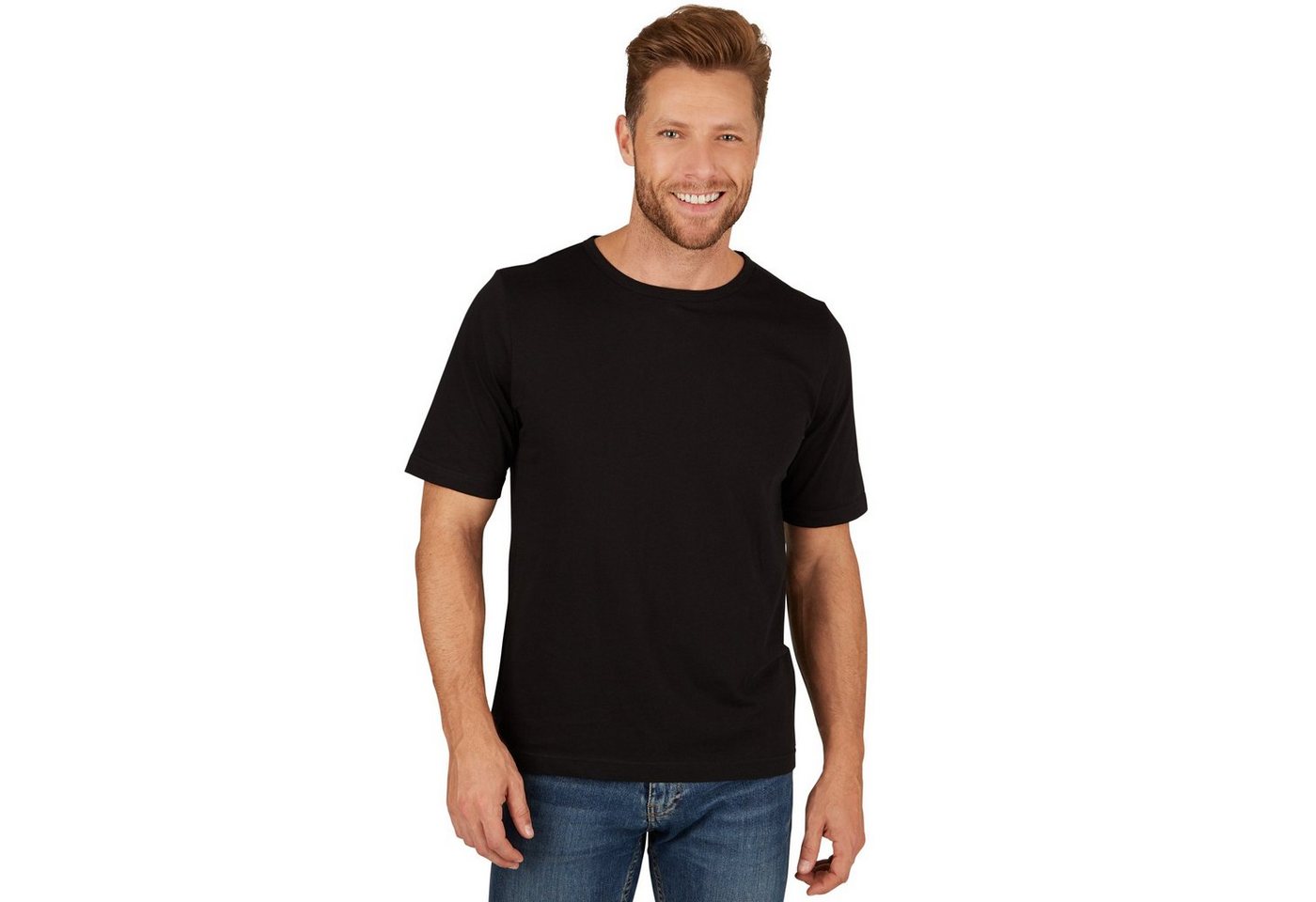 dressforfun T-Shirt Herren T-Shirt mit Rundhals-Ausschnitt Rundhals von dressforfun