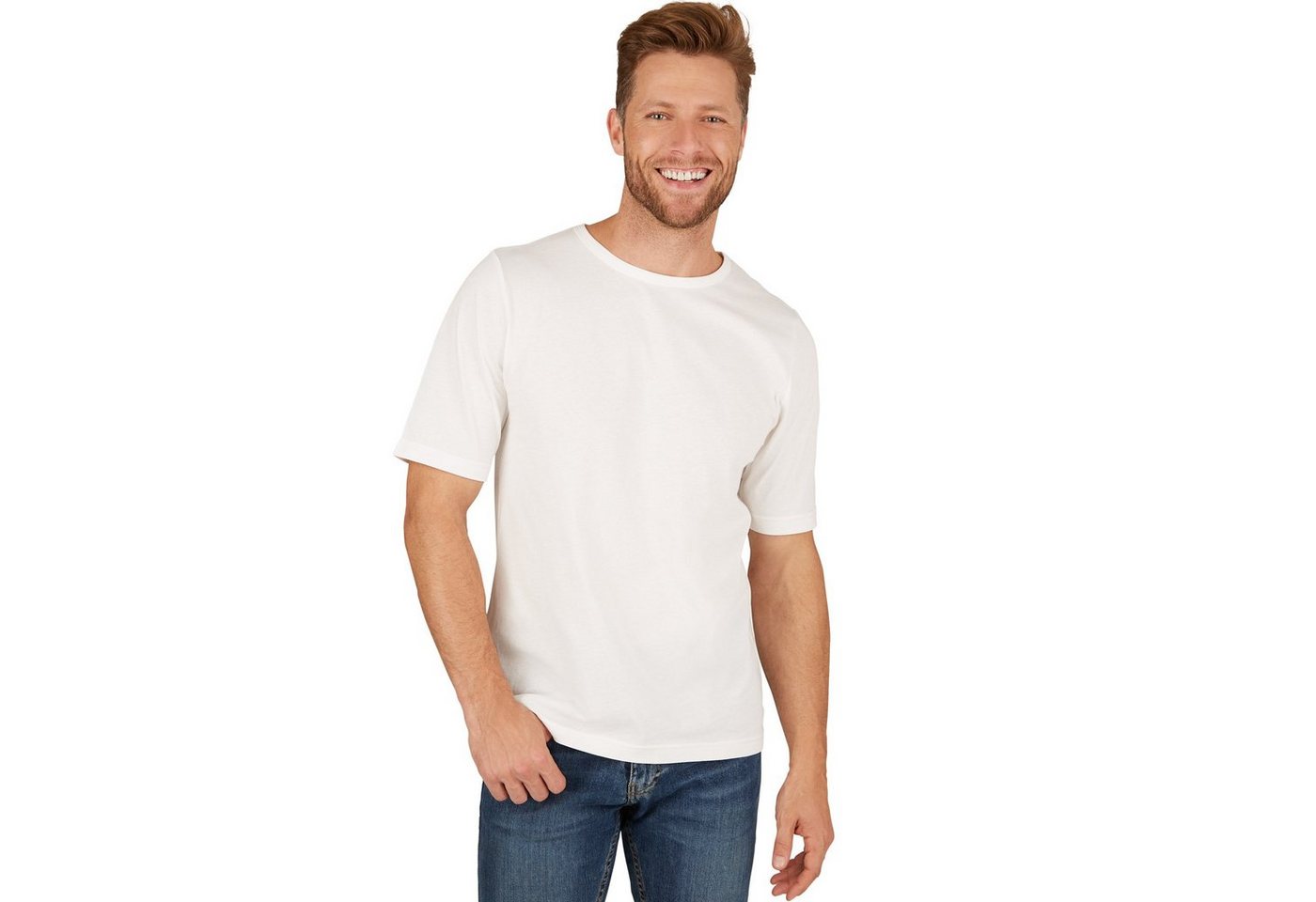 dressforfun T-Shirt Herren T-Shirt mit Rundhals-Ausschnitt Rundhals von dressforfun