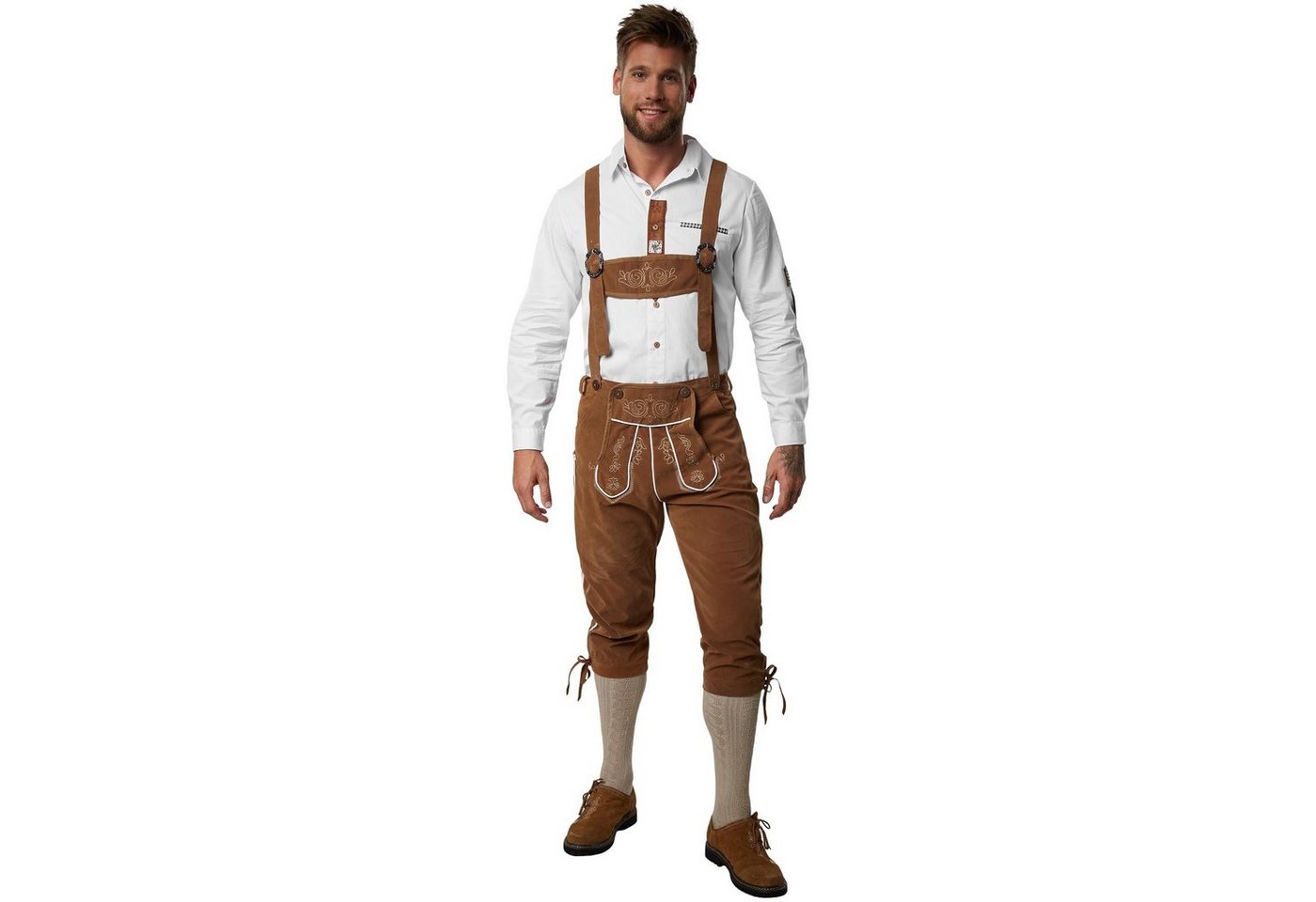 dressforfun Trachtenlederhose Lederhose Steigerwald von dressforfun