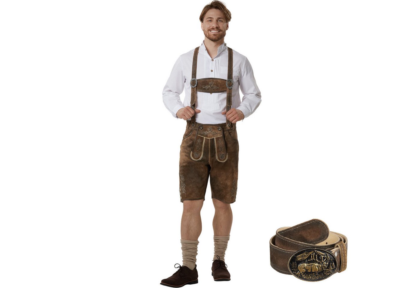 dressforfun Trachtenlederhose Lederhose von dressforfun