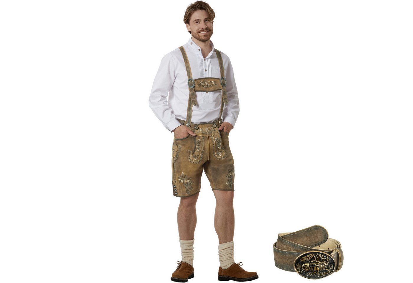 dressforfun Trachtenlederhose Lederhose von dressforfun