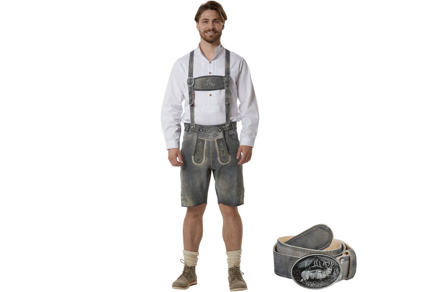 dressforfun Trachtenlederhose Lederhose von dressforfun