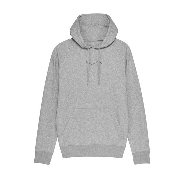 dressgoat Herren Hoodie/Pulli aus Bio-Baumwolle MTWS - grau meliert von dressgoat