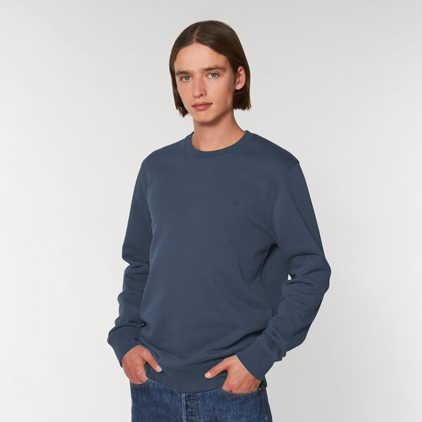 dressgoat Herren Pullover/Sweater aus Bio-Baumwolle GOATY - dunkelblau von dressgoat