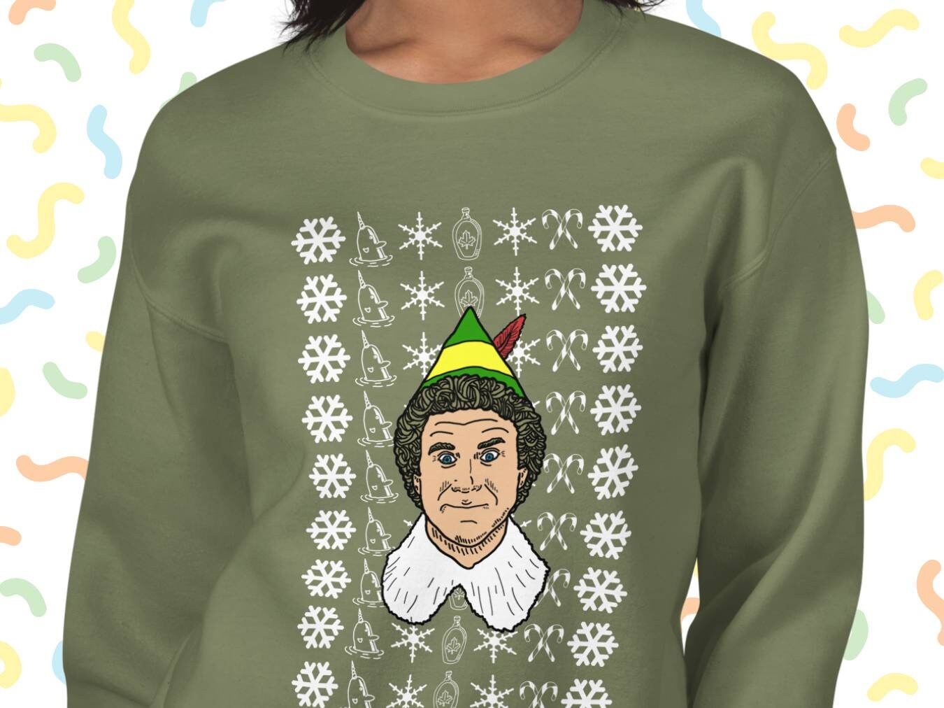Buddy Weihnachtspullover Buddy Weihnachtspullover von drinkdrawexplore