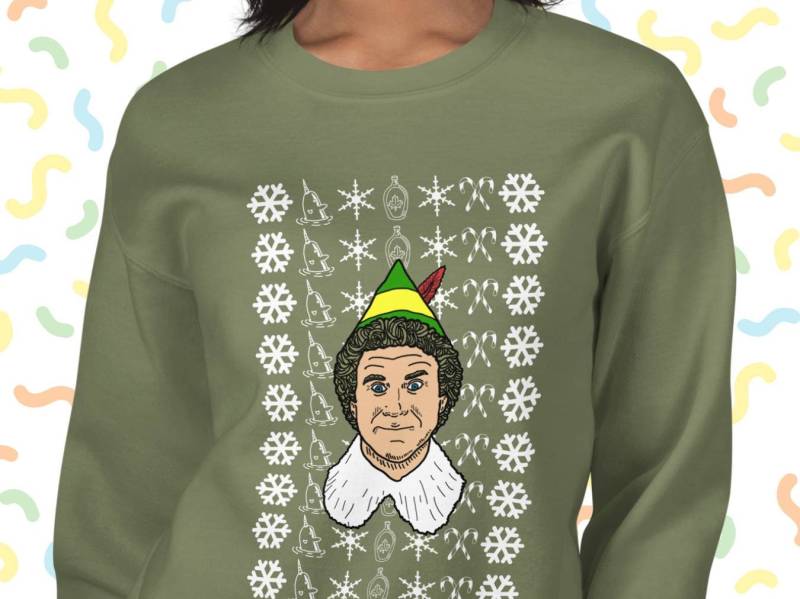 Buddy Weihnachtspullover Buddy Weihnachtspullover von drinkdrawexplore