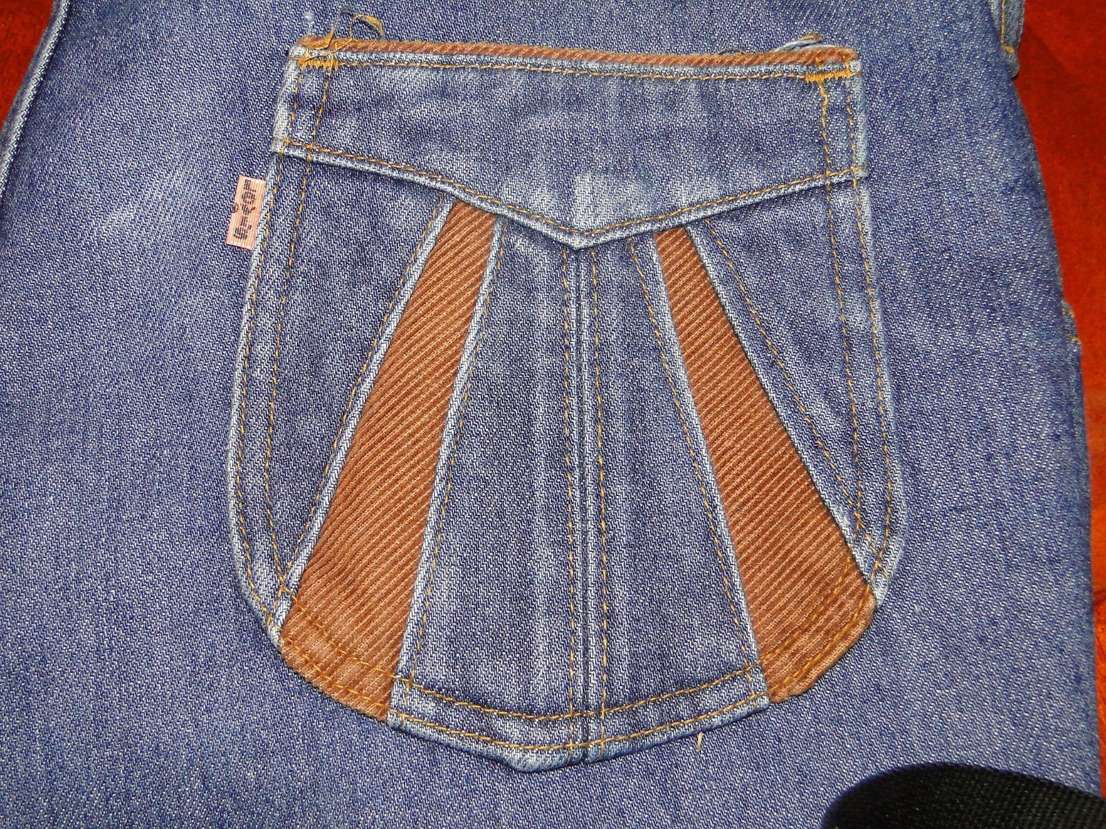 Vintage Levi Es Stiefelschnitt Denim Jeans Made in Usa 1970Er Jahre W 36 X31 von drkvintageStudio