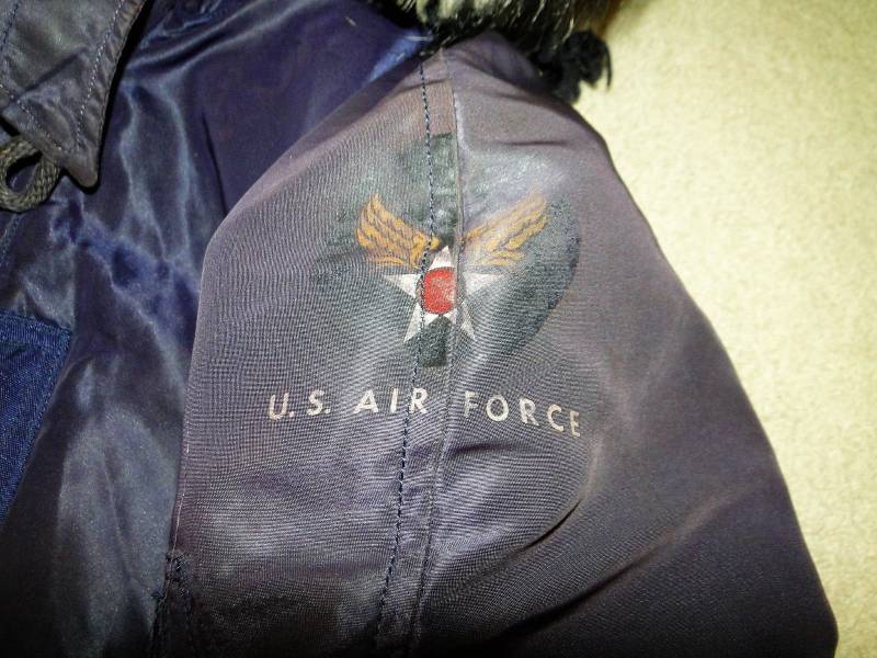 Vintage N-2 A Heavy Flying Bule Jacke Parka Pilot Usaf Fell Selten 50Er Jahre Sz.xl von drkvintageStudio