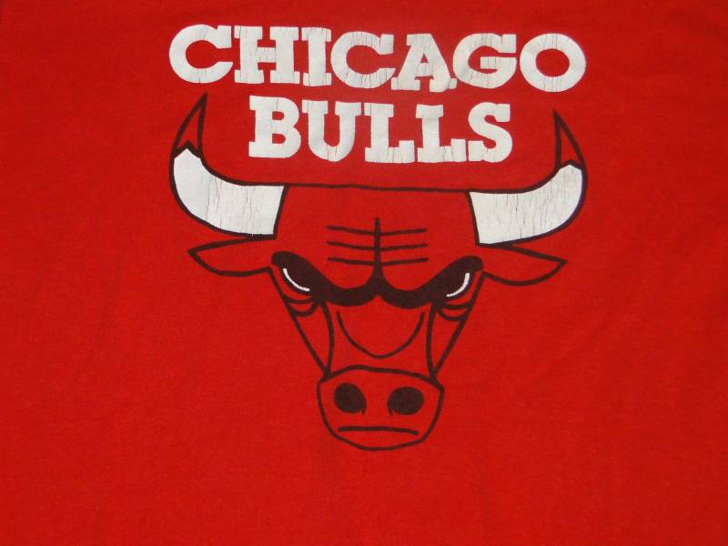 Vintage T-Shirt Chicago Bulls 80Er Sz.m von drkvintageStudio