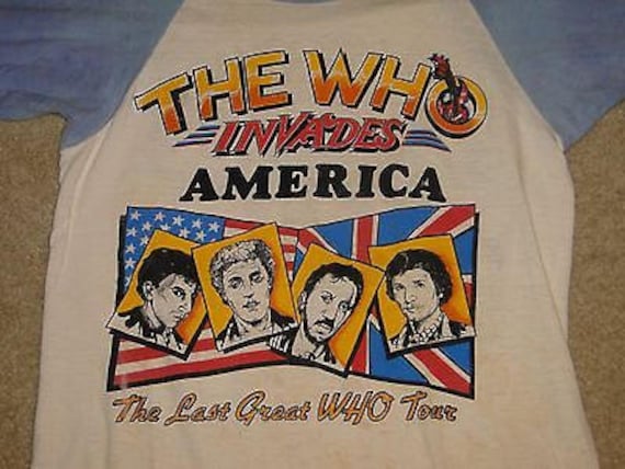 Vintage T Shirt The Who The Last Grest Tour 70S Size L von drkvintageStudio