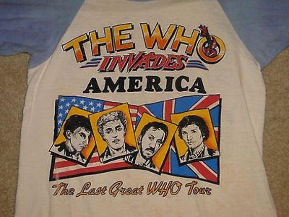 Vintage T Shirt The Who The Last Grest Tour 70S Size L von drkvintageStudio