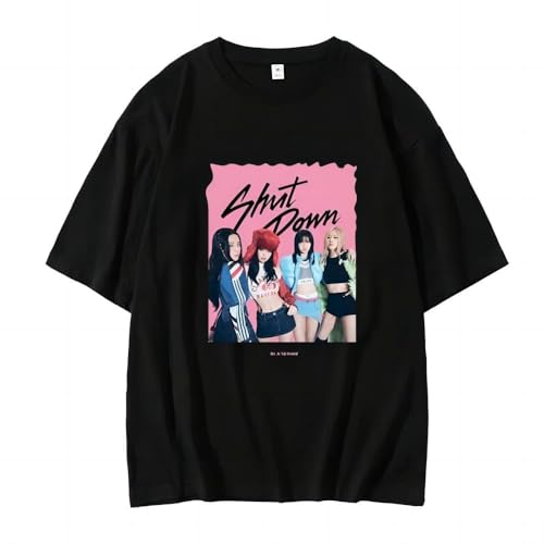 BPink-T-Shirts-Born-PINK-Vocal-Concert-Same-Kawaii-Clothes-Short-Sleeve-T-Shirt-Unique-Fan von drtuERTTR
