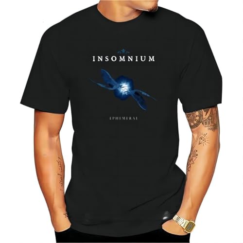 drtuERTTR Popular-Insomnium-Winters-Gate-Band-Men-39-s-Black-T-Shirt von drtuERTTR
