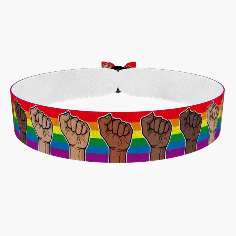 Blm Lgbtq Hände Multi Stoffarmband - Handgemachtes Unisex Armband Für Vielfalt Und Toleranz Pride Merchandise Bunte Armbänder Blm Lgbtq Hände Multi Stoffarmband - Handgemachtes Unisex Armband Für Vielfalt Und Toleranz Pride Merchandise Bunte Armbänder von druckpalast