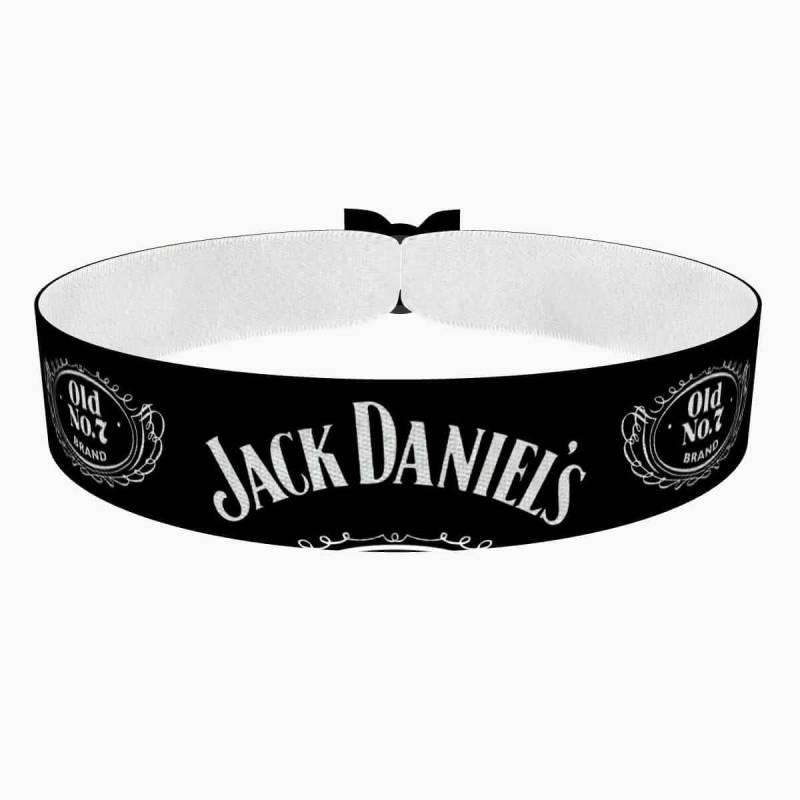 Jack Daniels Stoffarmband - Handgefertigtes Partyarmband Für Festivals & Events Armband Kaufen Festival Armbänder von druckpalast