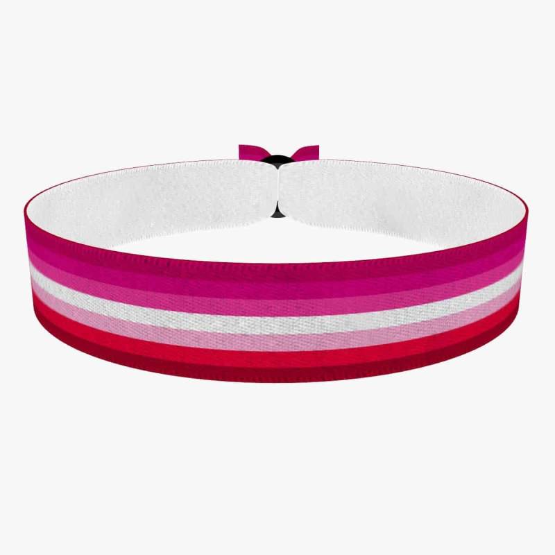 Lesbian - Flagge Stoffarmband .lesbian Satin-Armband Handgemachtes Pride Armband Für Lgbt Community Geschenk Lesbian - Flagge Stoffarmband .lesbian Satin-Armband Handgemachtes Pride Armband Für Lgbt Community Geschenk von druckpalast